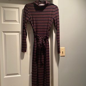 Striped Loft midi dress